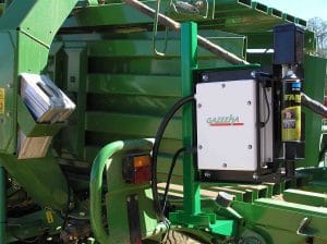Gazeeka  Model 870 with mounting brackets for a Krone Big Pack baler