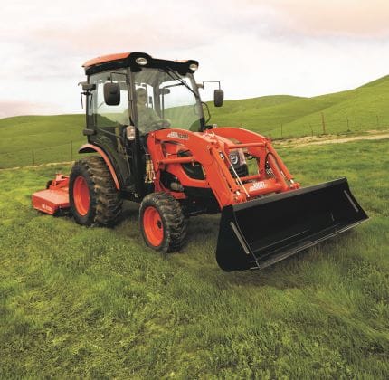 Kioti KL4030C loader pkg with 66″ bucket