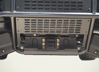 Kioti UTV front hitch receiver kit