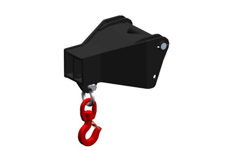 Heavy Duty Frame Mounted Hook