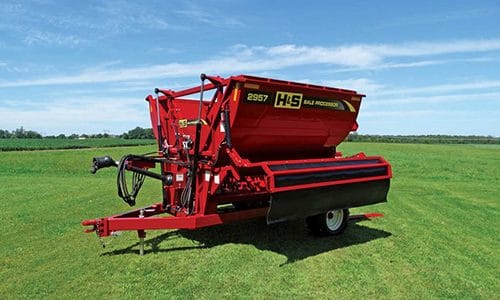 MODEL 2957 LEFT-HAND DISCHARGE BALE PROCESSOR